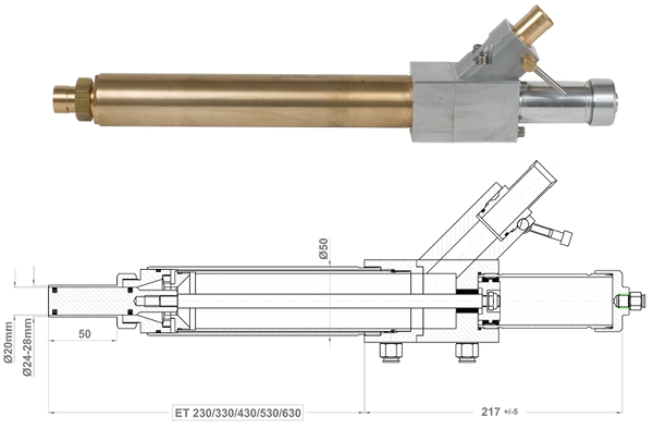 Пневмозагрузчик EURO-KBG-20x50 59.30.50.00